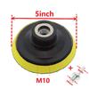 1-3Set 3-7inch Backing Pad M10 M14 Sanding Holder Disc Hook and Loop Polishing Backer Plate Drill Rod for Polisher Grinding Tool