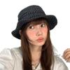 Striped Fisherman Caps Foldable Sun Hat Fashion Women Bucket Hat  Outdoor