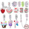 Fit Pan Copper Strawberry Watermelon Summer Ice Cream Charm Diy Jewelry Birthday Anniversary Gift