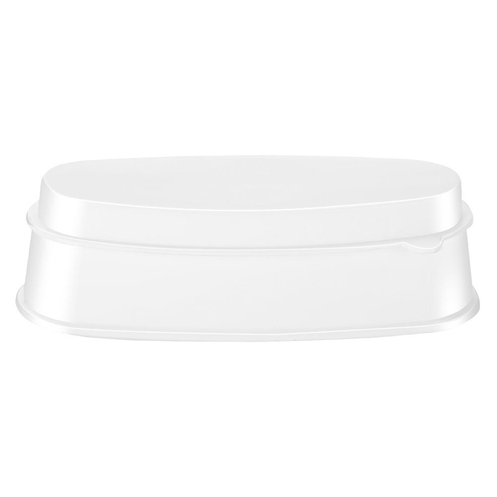 Portable White Nail Dipping Powder Tray Manicure Mould Nail Container