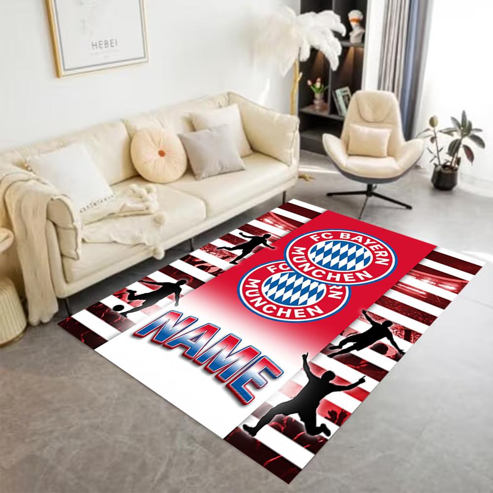 Fc Bayern Munich Glory Carpet Perfect for Entryway Hallway Game Room Foyer Anti-slip Rug Anime Office Decor Best for Christmas