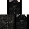 Gothic Punk Y2k Snake Pendant Necklace For Women With Alloy Chain Jewelry