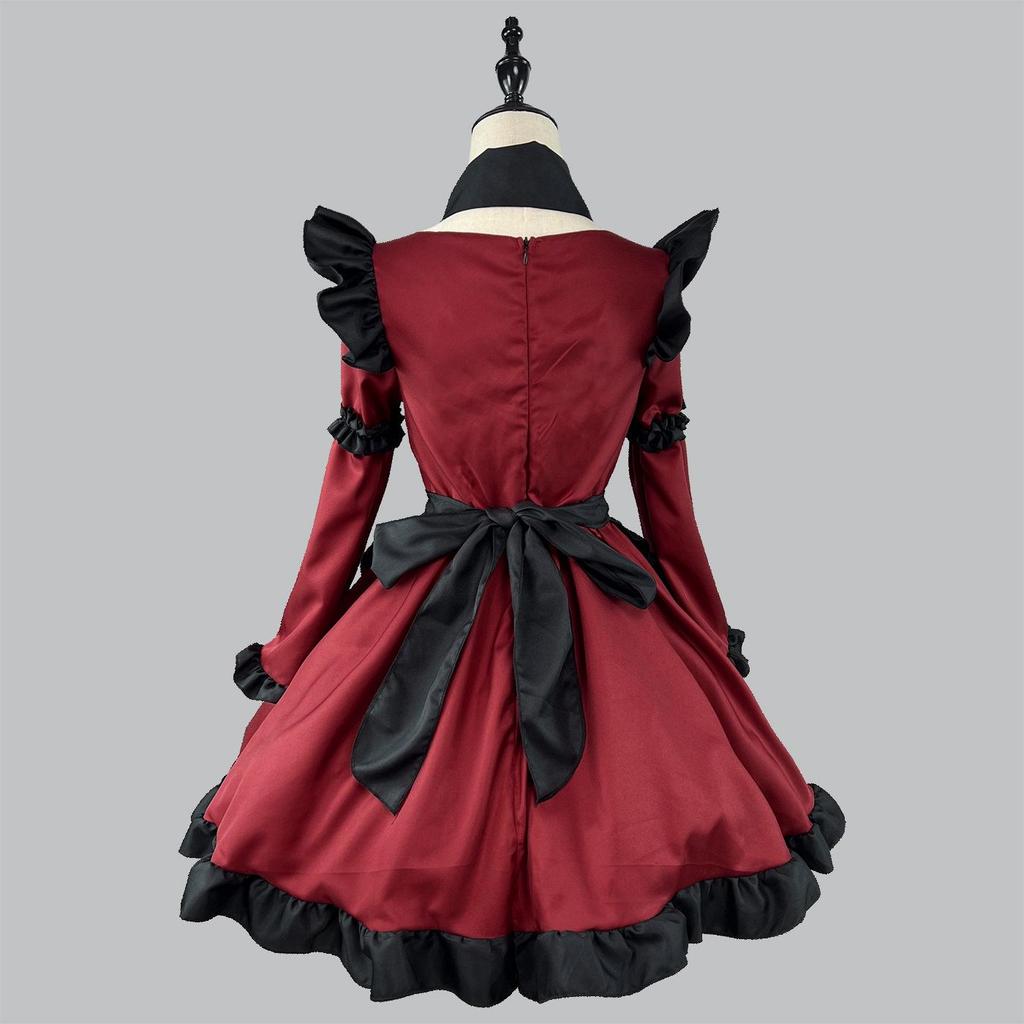 Chinese Gothic Lolita Devil Maid Dress - Anime Cosplay Costume