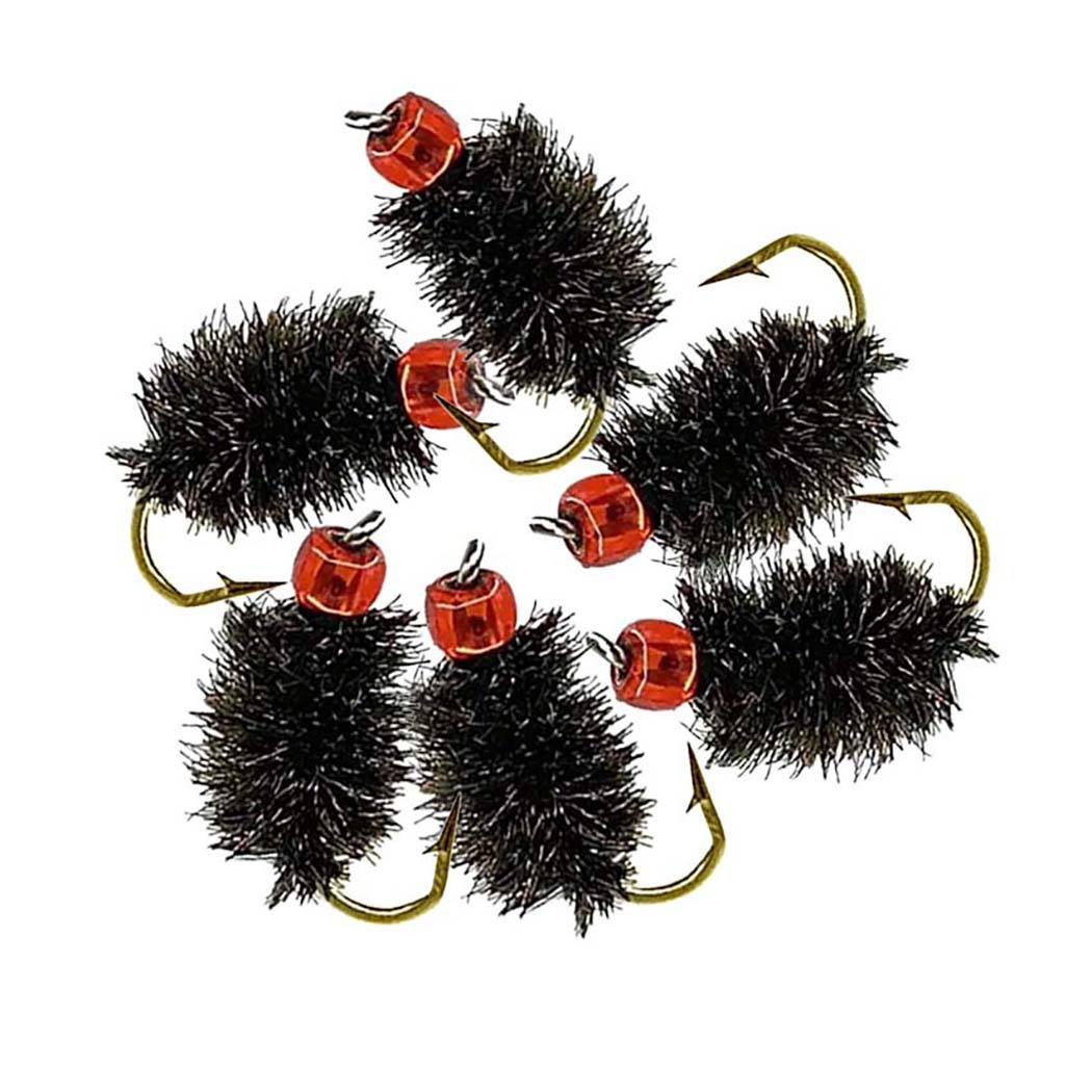 5/10 шт. нимфа Scud Fly Bug червь форель рыболовные мухи искусственные насекомые — фото 9