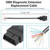 16PIN Male To Female OBD2 OBD II Car Extension Cable 3/2/1.5/0.3 Meters For Auto ELM327 Connector Interface Adapter