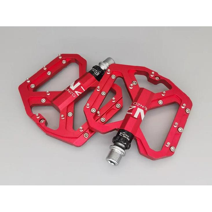 Nuevos Pedales de Bicicleta de Montaña Pedal MTB Aluminio Bicicleta Plataforma Ancha Pedales Planos 9/16" Rodamiento Sellado Pedales de Bicicleta