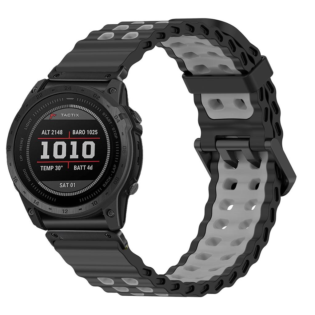 26mm Strap For Garmin Fenix 8 51mm Sport Silicone Wristband for Garmin Fenix 7XPro Instinst 3 Instinct 2X Solar Enduro 3 2 Band