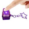 Light-up Star Design Sensory Keyboard Fidget Clicker with Key Ring Fidget Button Toy for Classroom, School, Home, Car, Bedroom