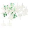 PATIKIL 24pcs Adhesive PCB Spacers Adhesive Standoffs 7.9mm Support Height Adhesive Insulation Standoffs for PCB PC Board Support White