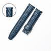 FOR IWC Watch Strap Knit Pattern Curved End Replacement Band for Portugieser Chronograph Portugieser 7 Portofino Pilot Watch