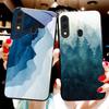 Ink landscape painting For Samsung Galaxy A50 A52 A52s A53 A54 A55 A56 A51 A80 A70 A71 A35 A34 A30 A26 A25 A22 Glass Phone Case