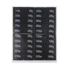 Fitness Equipment Weight Plate Stickers Clear Weight Identification Labels
