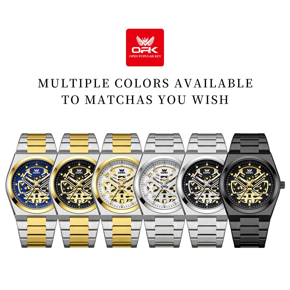 OPK 8188 Men's Watches Luxury Luminous 30m Waterproof Business Man Watch Original Quartz Watch for Man