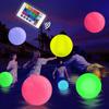 Remote Control Inflatable LED Ball 16 Colors LED Glowing Beach Ball  Pool Party