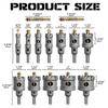 Professional Hard Metal Hole Opener Tool Set Upgrade Heavy Duty Carbide TCT Carbide Hole Saw Kit