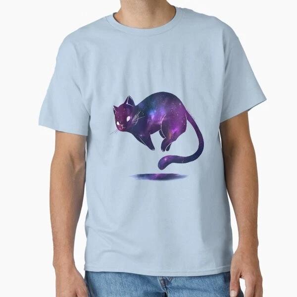 Galaxy Cat Classic TShirt Made In UsaAus TShirt S2xl S