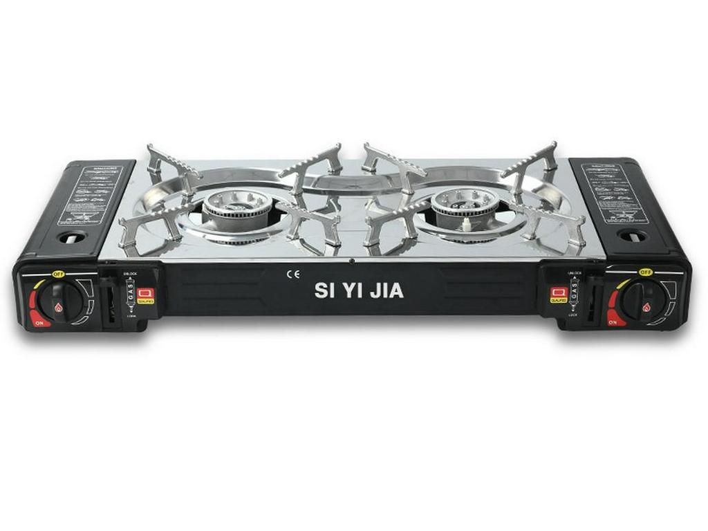 Doppelbrenner Tragbarer Gaskocher: Hochleistungs-Outdoor-Kochgeschirr