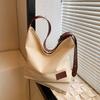 Casual large-capacity canvas bag women's new versatile shoulder messenger bag college student tote bag