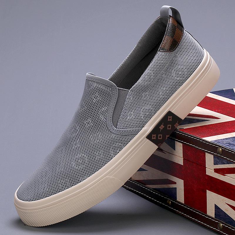 New Summer Mens Shoes Trendy Shoes Mens Canvas Shoes Korean Versatile Trendy Casual Shoes Breathable Comfortable Shoes