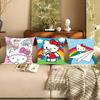 Hello Kt-T Pillow Anime Pillow Sofa Bed Head Pillow Cover Cushion Cover 45X45 Cm Fashion