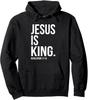 Jesus Ist König Bibelzitat Christlicher Pullover Hoodie Personalisierte Kleidung Individuell Bedruckter Grafik-Hoodie
