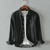 Youth Shirt Jacket Men's Casual Long Sleeve Denim Shirt Men's Coat