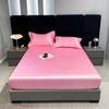 Cross-border Washed Silk Mattress Bamboo Fiber Waterproof Mattress Urine Barrier Non-slip Fixed Fully Enclosed Mattress Protective Cover