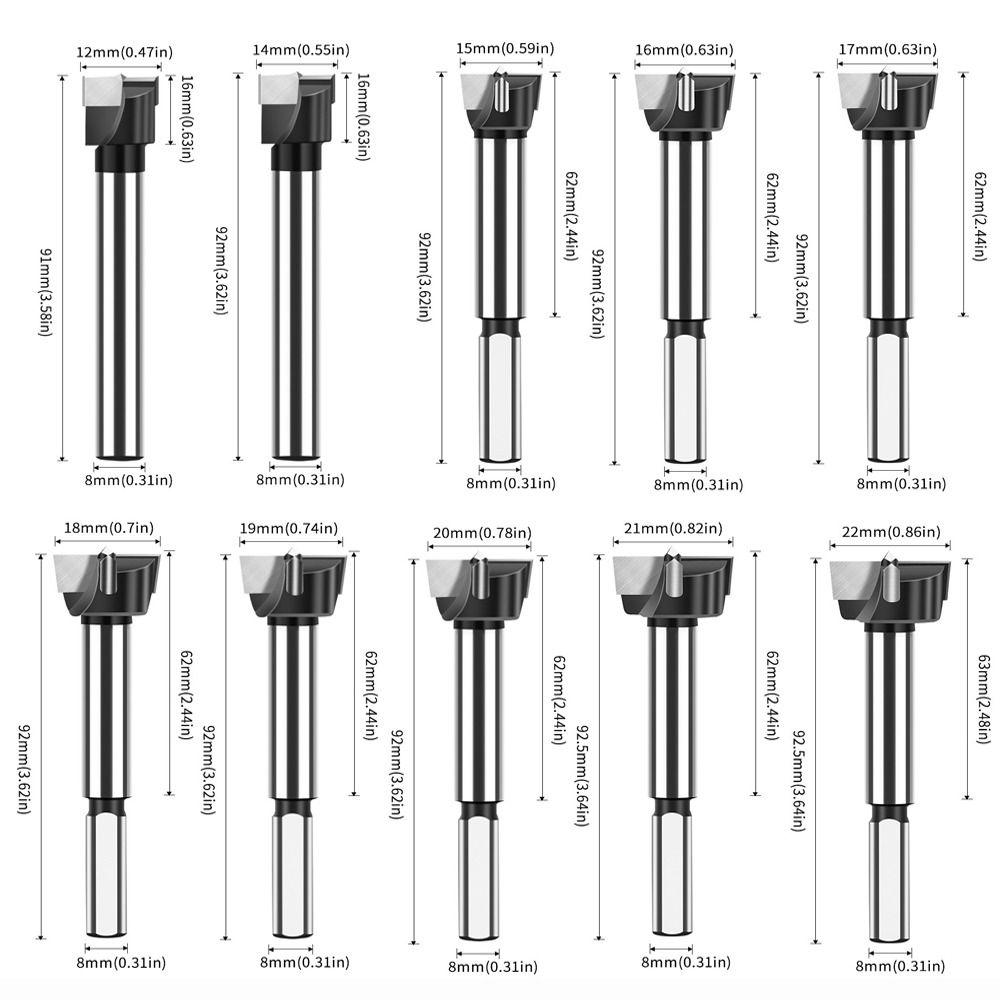 Hartmetall Scharnierbohrer Dreizahn Forstner Holzbearbeitungswerkzeuge Neue Lochsäge