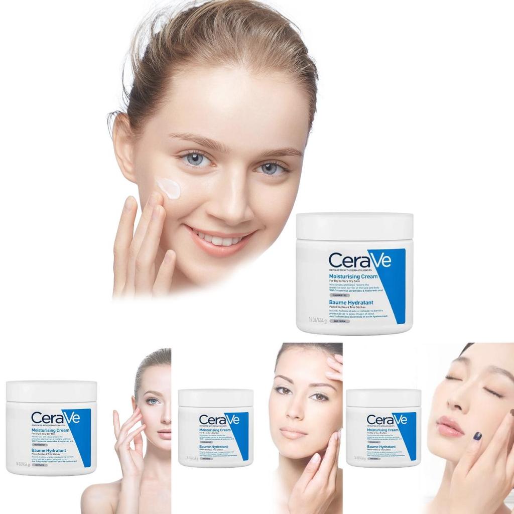 Cerave Hydrating Moisturizing Cream For All Skin Types Lightweight And Nourishing Formula