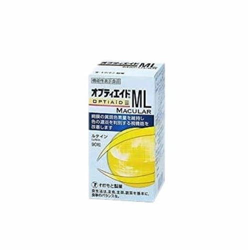 

OptiAid ML Macular, 90 tablets x 6 packs, by Wakamoto Pharmaceutical [Food with Functional Claims]