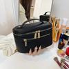 Leather PU Cosmetic Bag Portable Women's Large Capacity Cosmetic Bag Multifunctional Waterproof Cosmetic Bag