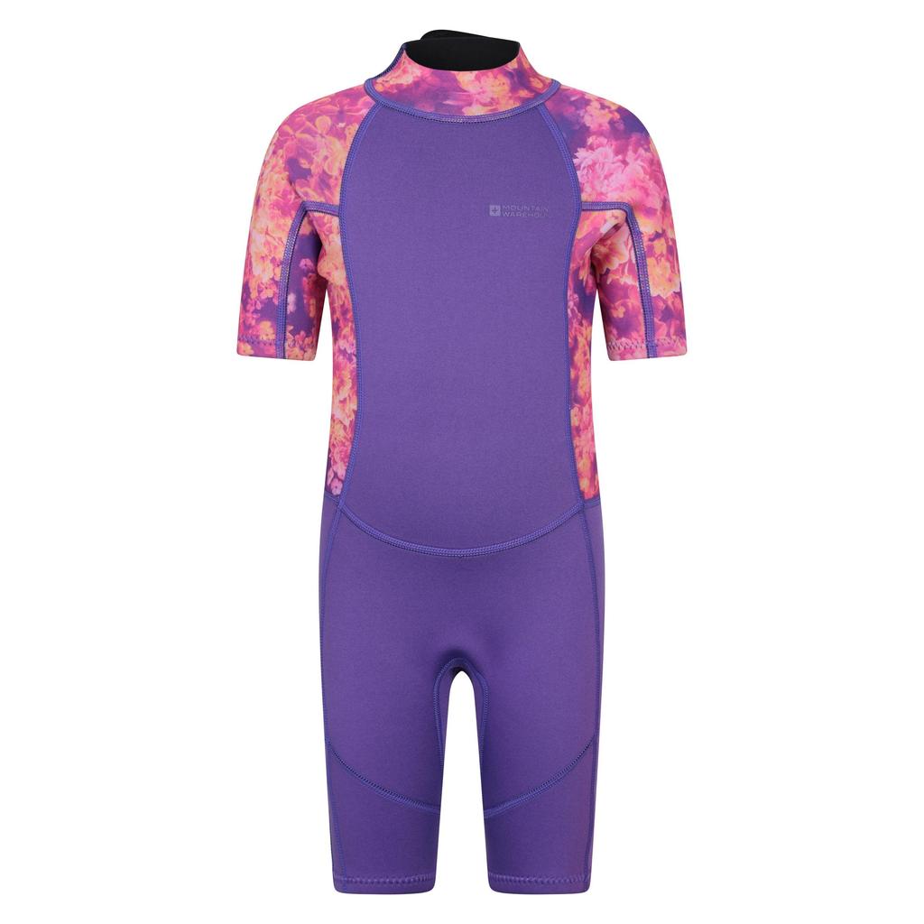 Mountain Warehouse Childrens/Kids Shorty Printed Wetsuit