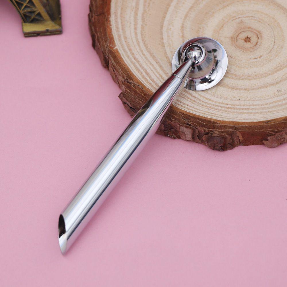 Schreibtisch-Stiftehalter, Kugelschreiberständer, silberfarben, Metall, Trichterform, Foundation Office Signing Pen Holder