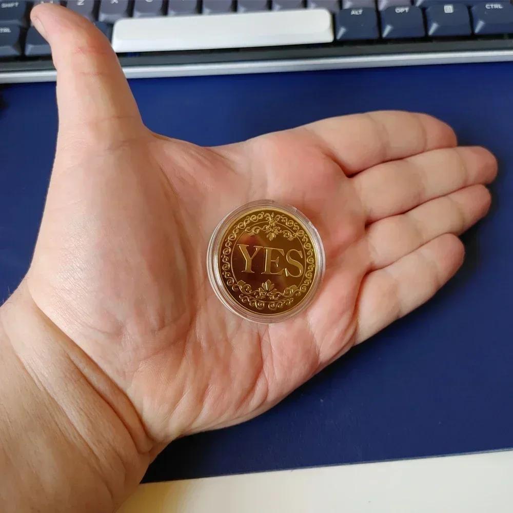 Coin 3D embossed commemorative coin, metal bronze commemorative medal coin collection