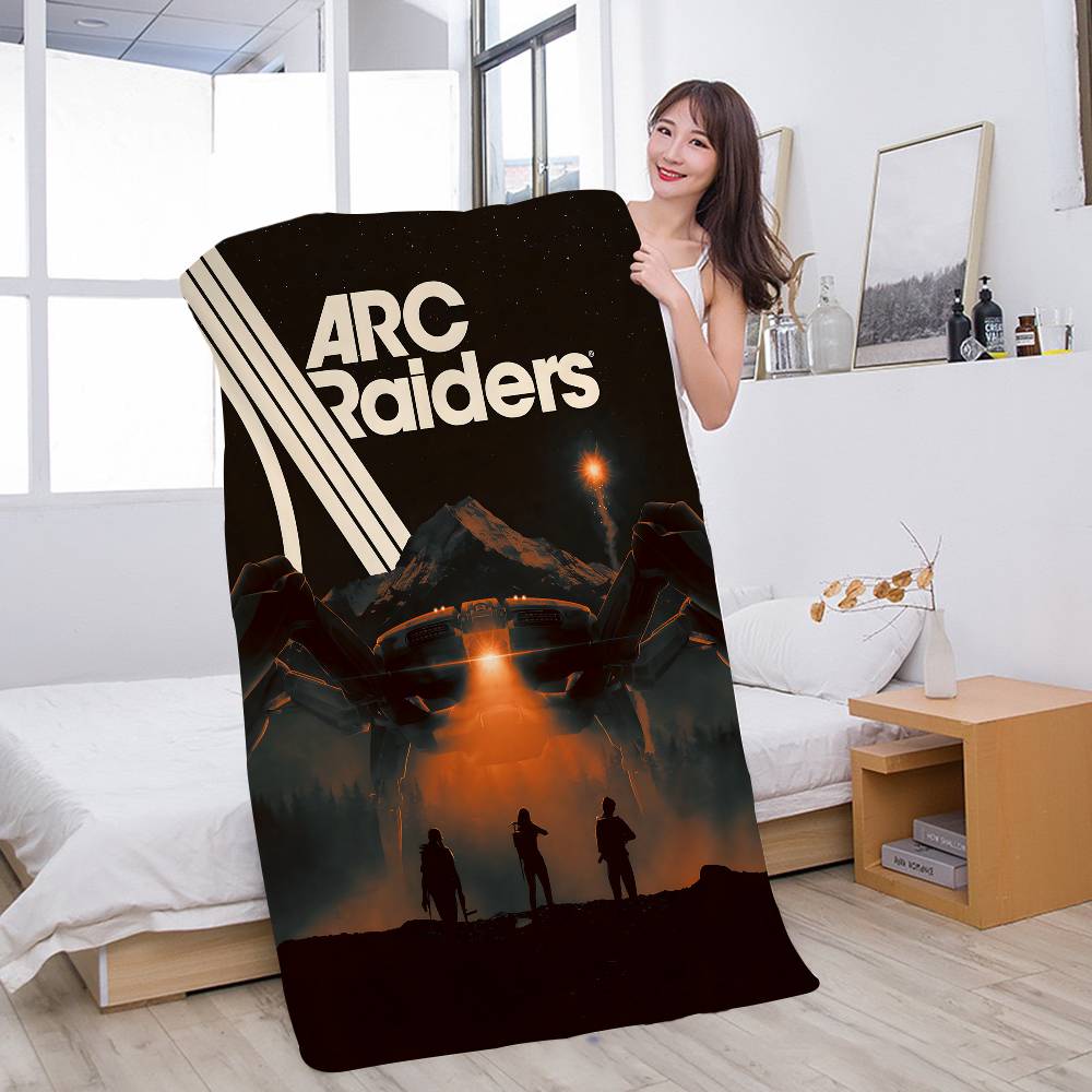 Game A-arc Raiders Bath Towel Microfiber Soft Water Absorbing Breathable For Girl Kids Decorative Cartoon Beach Towel