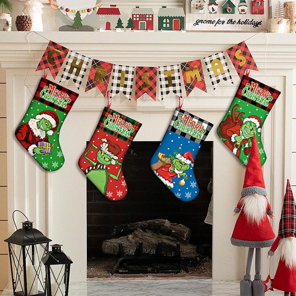 Christmas Decoration Pendant Christmas Tree Pendant Hanging Plush Christmas Decoration Christmas Tree Socks