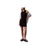 Solid Slim Fit Knit Sleeveless Dress Women Dresses Black 47B319GUB1
