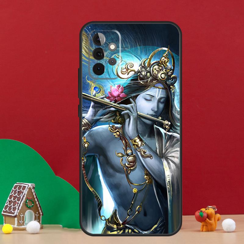 Indian God Lord Krishna Case For Samsung Galaxy A56 A33 A13 A36 A23 A52 A32 A12 A54 A34 A14 A16 A53 A15 A35 A55 A17