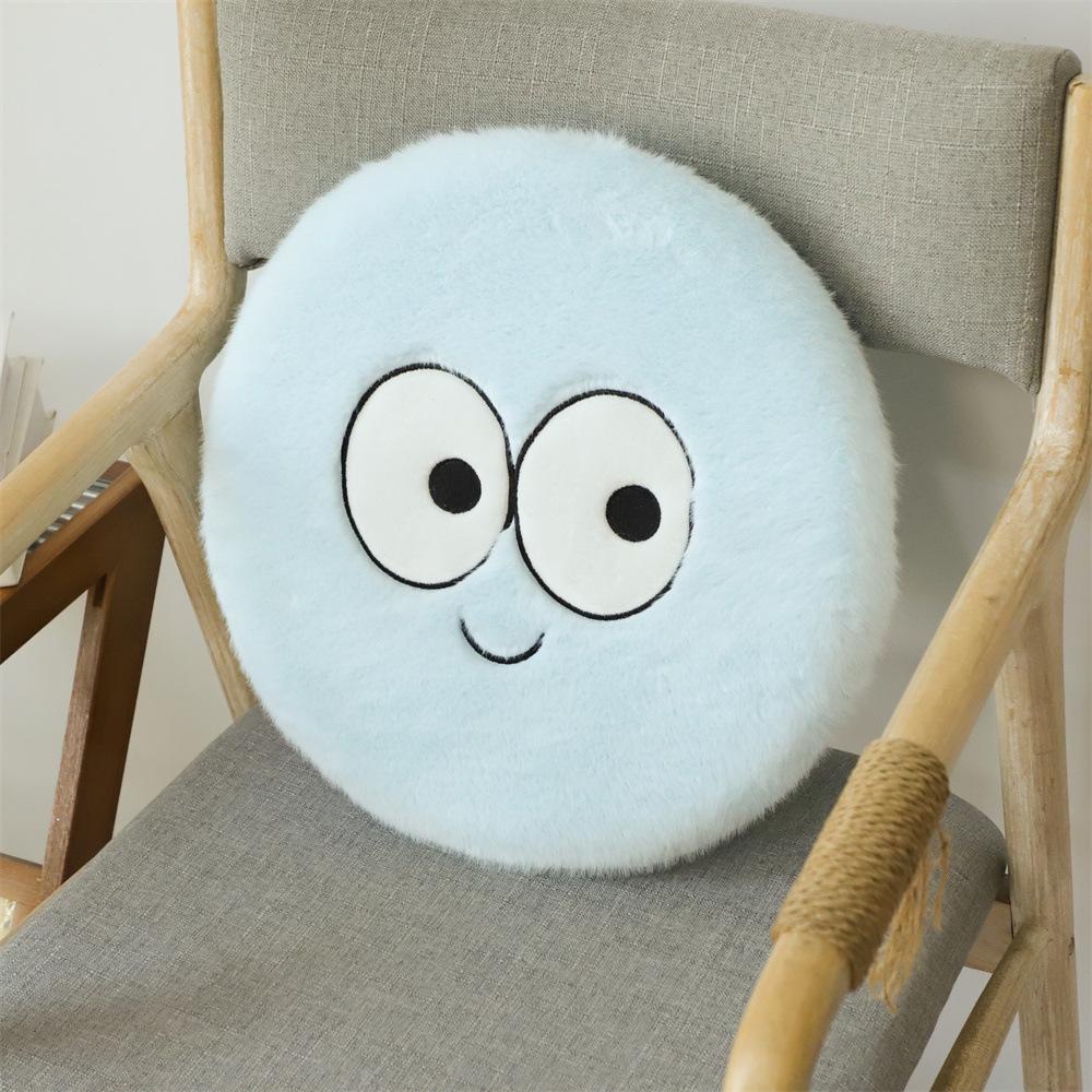 Naughty Cartoon Biscuit Plush Seat Cushion for Office Chair