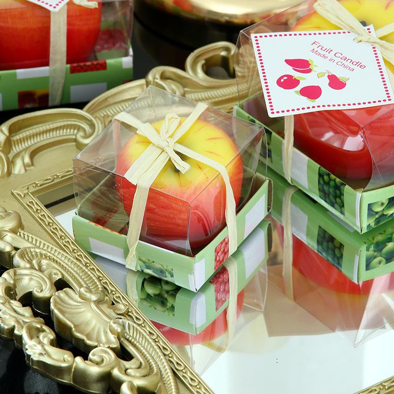 1/3pc Apple Candle Aromatherapy Christmas Eve Gifts Home Meaning Of Peace Soy Wax Candle Decoration Welcome Gifts Party Supplies