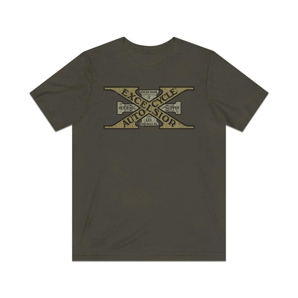 Excelsior Auto Cycle 1907 Vintage Men s T shirt 3XL