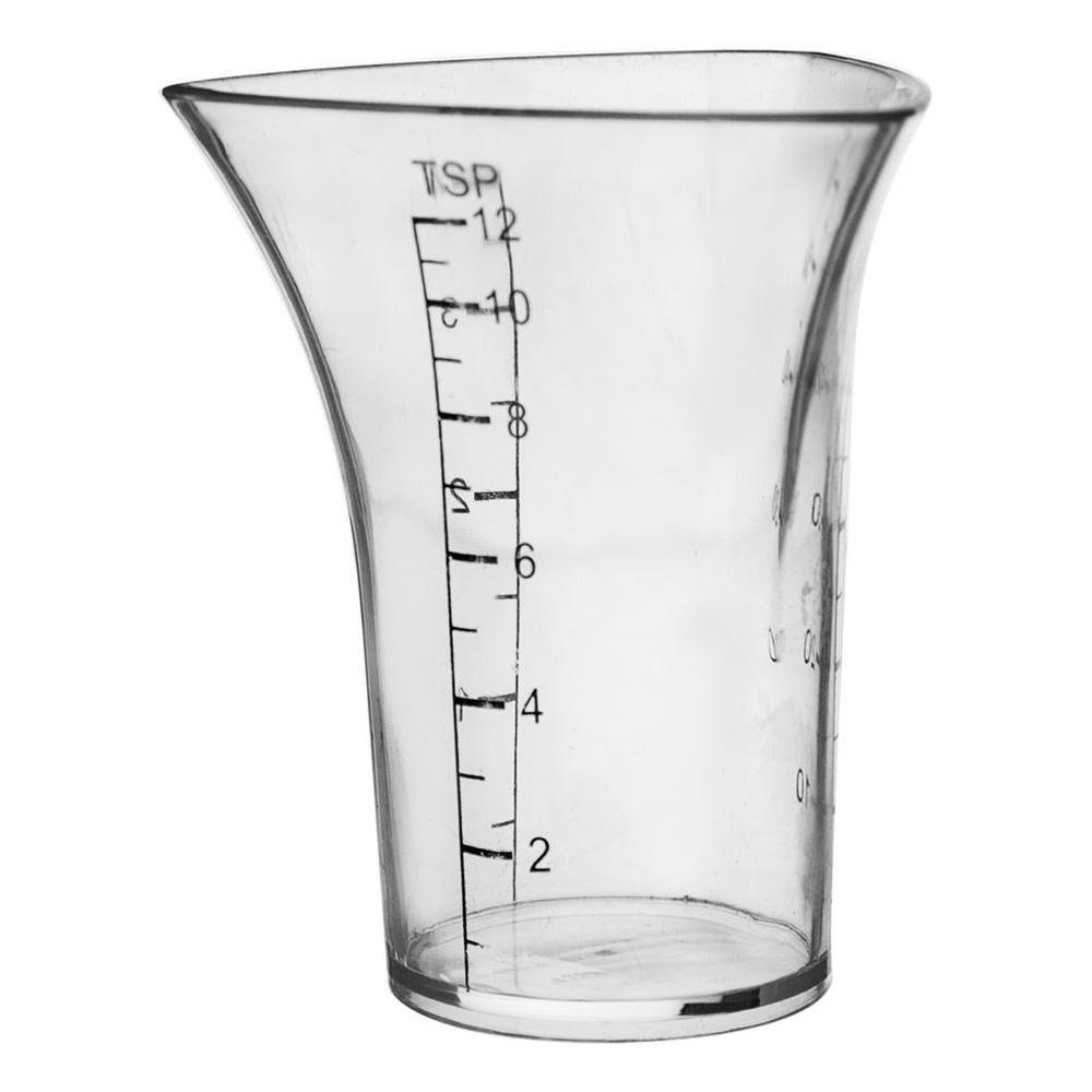 Miarka Kuchenna Mała Kieliszek do Odmierzania Barmański Barowy Kubek 60 ml