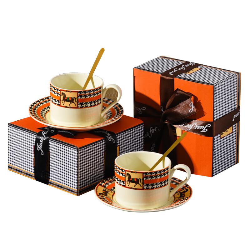 Vintage Keramik Kaffeetasse & Untertasse Geschenkset