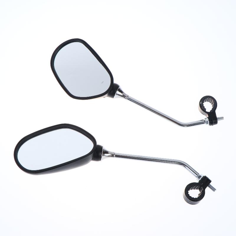 2Pcs Bike Rearview Mirror Reflector Adjustable Bendable Hose Left Right Mirrors Safety Riding Bike Handle Rearview Mirror