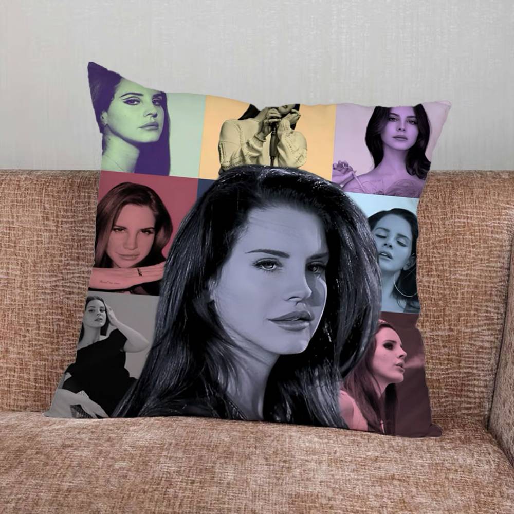 LLana Singer DDel Rey  Pillow Case For Home Bedroom Car Office Decoration Living Room Sofa Cushion Cover Suitable