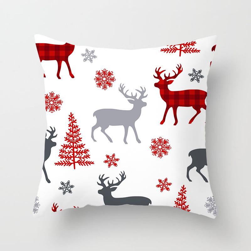 New Christmas Pillowcase Home Sofa Holiday Gift Decoration Pillow Cushion Cover