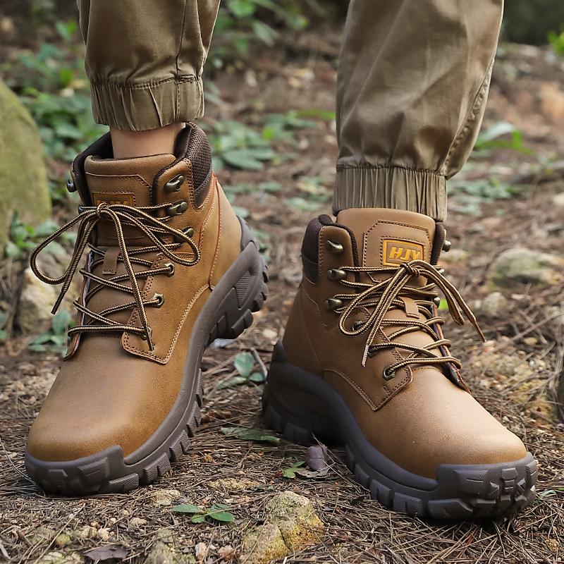 New Men Tactical Boot Military Safety Size Plus Work Hunting Hiking Shoes Breathable Desert Motorcycle Ankle Army Climbing Shoes