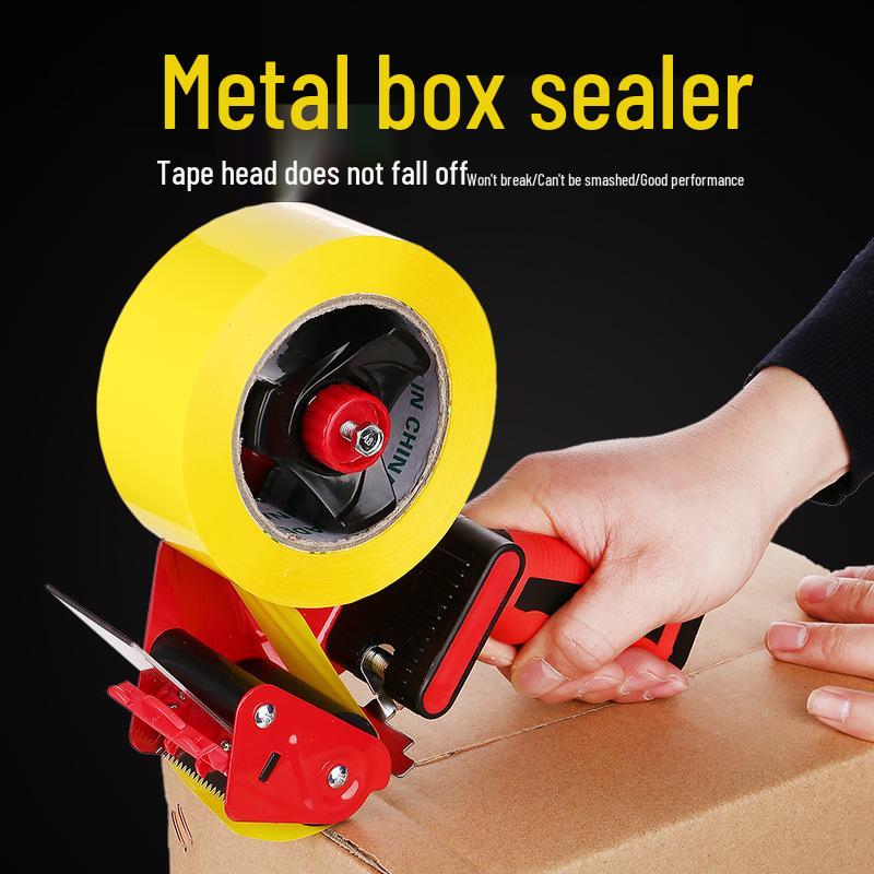 50mm Metal Handheld Carton Sealer Tape Dispenser and Cutter
