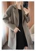 Cappotto Donna Mezzalunghezza Double-Sided in Cashmere, Collezione Autunno/Inverno 2025, Capospalla Puro Lana Taglie Petite & Plus
