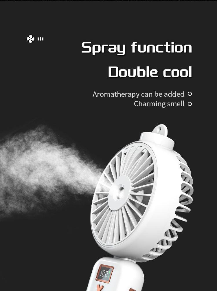 Portable Rechargeable Handheld Fan: USB, Foldable, and Compact for Outdoor Cooling